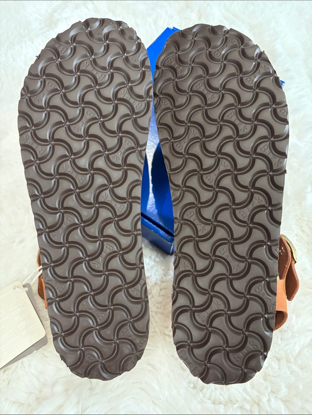 Papillio by Birkenstock,Size 10,Women's Tan Leather Ankle-Strap Sandals - Picture 11 of 17